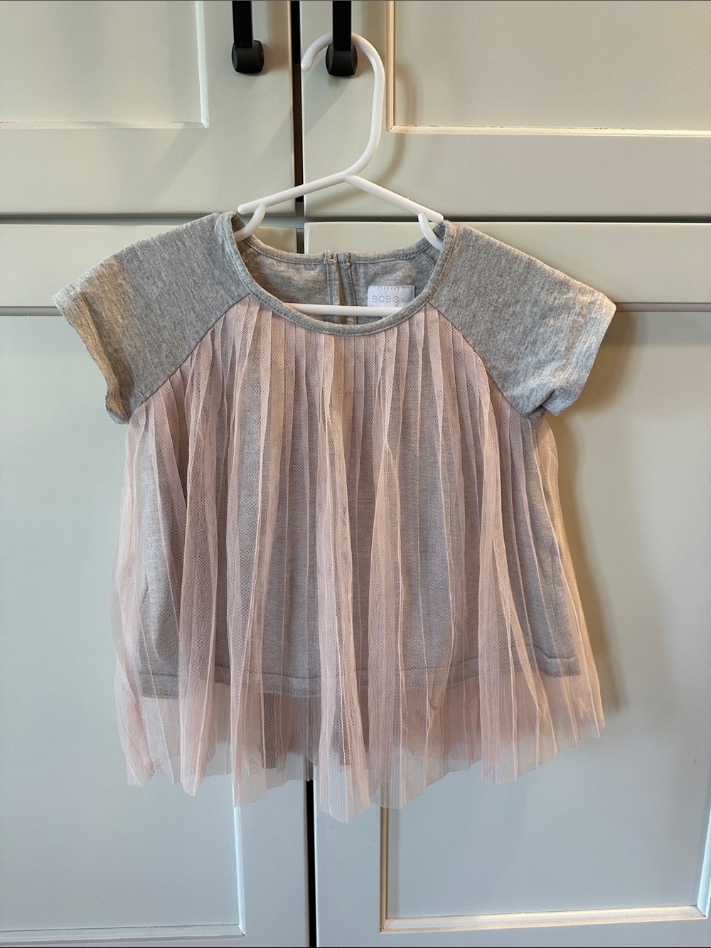 BCBGIRLS tule overlay Dress
